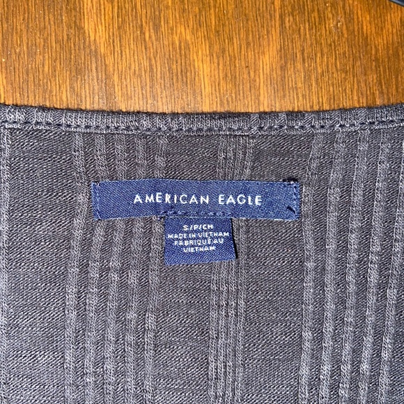 Gray Button Down T-Shirt - Picture 2 of 3